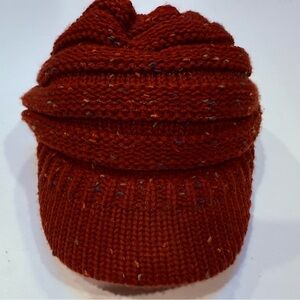 C.C Exclusives Warm Rust Knit Hat
